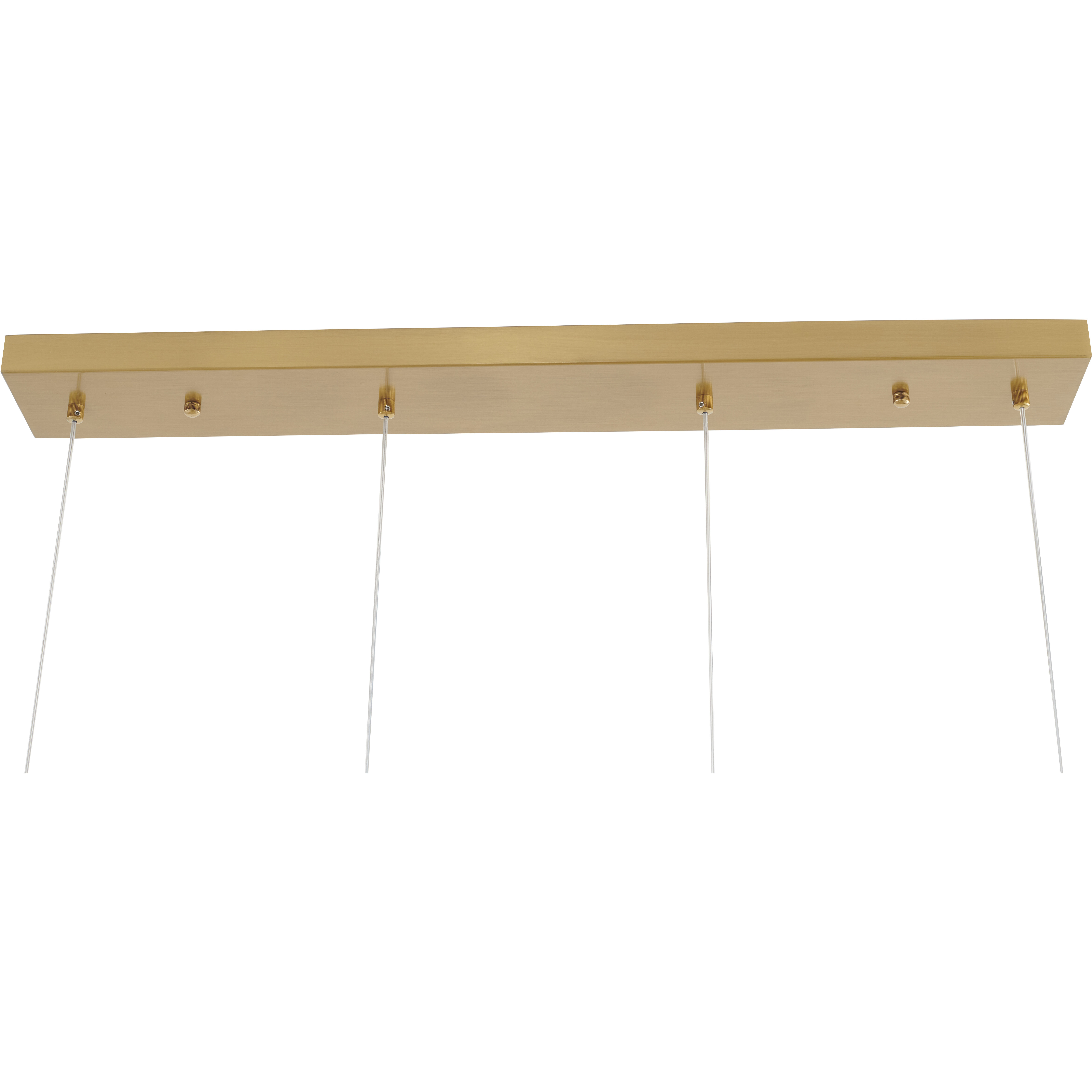 Canada 4 Light 36 inch Gold Island Lighting Ceiling Light